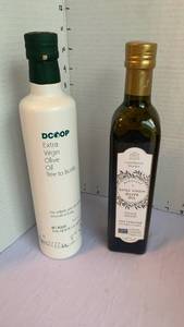 lot 1105 image: Extra Virgin Olive Oil Lot DCOOP Tree to Bottle 17 fl oz and Casablanca Market Moroccan 16.9 oz