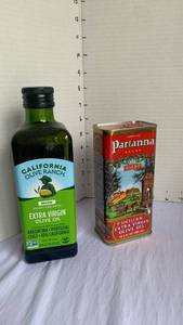 lot 1112 image: California Oliveranch Extra Virgin Olive Oil 500mL and Partanna Sicilian Extra Virgin Olive Oil 16.9 FL OZ Lot