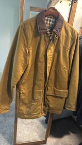 lot 1216 image: Eddie Bauer Seattle Jacket Tall XL Zip Front Plaid Lined