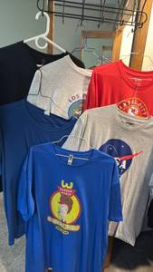 lot 1218 image: Graphic T-Shirt Lot 6 Pieces Burger World NASA Kansas City Star 2xlt-4x
