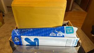 lot 1304 image: Office Supply Lot Copy Paper Pen Gear HP Photo Card Pack