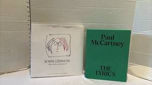 lot 1305 image: Paul McCartney The Lyrics  John Lennon The Collected Artwork 2 Books