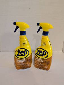 lot 2007 image: Zep Hardwood & Laminate Floor Cleaner 32 oz Spray Bottle Set of 2 full bottles