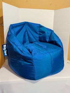 lot 2024 image: Big Joe Bean Bag Chair Blue