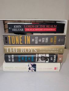 lot 2101 image: Baseball Books Lot of 5 Helyar Howard Lewisohn and Others