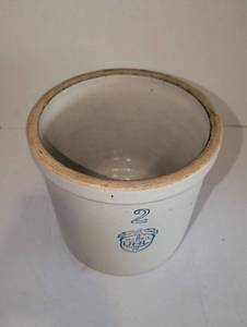 lot 2228 image: UHL Pottery Co. 2-Gallon Stoneware Crock