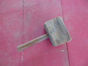 lot 4481 image: Vintage Wooden Mallet