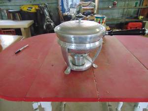 lot 4505 image: Hammered Aluminum Steamer