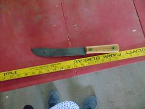 lot 4524 image: Old Hickory Knife - Shapleigh Hammered