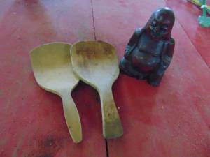 lot 4569 image: Vintage Wooden Kitchenware - and Bust