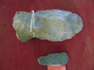 lot 4588 image: Speartip and Axe 