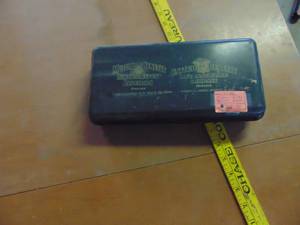 lot 4625 image: Metal Document Box - Mutual of Omaha 