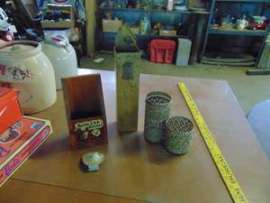 lot 4629 image: Bottle Top Holder - Opener - Match holder and More