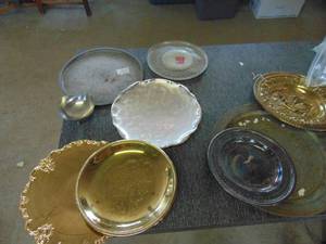 lot 4644 image: Selection of Metal Trays