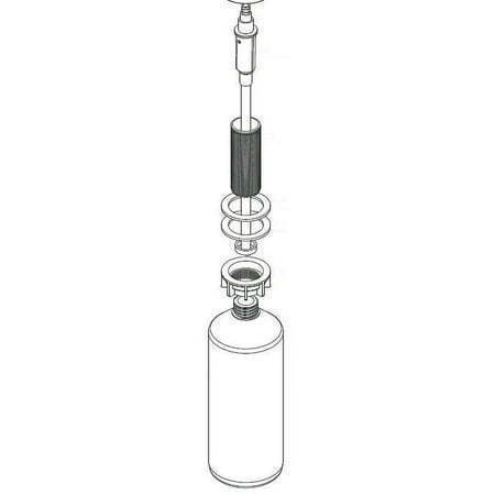lot 57386 image: Moen 344111 Underdeck soap Dispenser parts - Retail $39