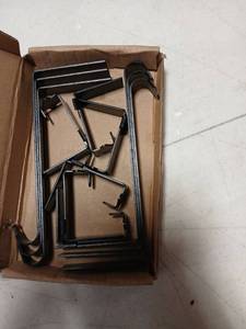 lot 13263 image: Lot of Metal Shelf Stocking Hooks Hardware Assorted