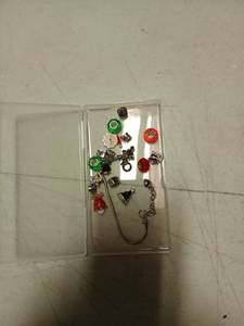 lot 13269 image: Holiday Charm Bracelet Set with Beads and Charms - Retail $0