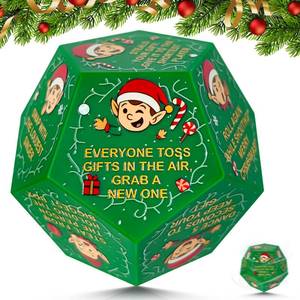 lot 13287 image: kykake 2026 Santa Swap Gift Exchange Dice,Exchange Gifts,Christmas Stocking Stuffers for Teen Men Women, Anniversary Birthday Gifts for Men Women, Large Dice Party Gifts for Xmas - Retail $6