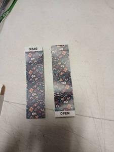 lot 13331 image: Holiday Printed Silverware Rings with Festive Design