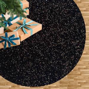 lot 13337 image: Orange Christmas Tree Skirt 21 Inch Fall Tree Skirt Sequin Velvet Tree Skirt Mini Xmas Tree Skirts Halloween Tree Decoration Glitter Christmas Tree Cover Skirt Mat for Holiday Christmas Tree Ornaments