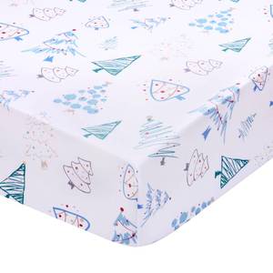 lot 15236 image: UOMNY Crib Sheet, Christmas Crib Sheets Baby Sheet for Standard Crib and Toddler Mattresses Nursery Bedding Sheet Crib Mattress Sheets for Boys and Girls 1 Pack Toddler Sheet - Retail $7