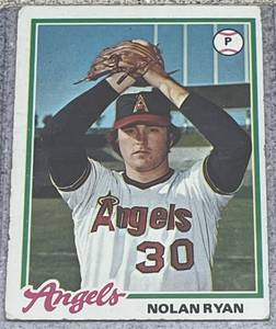 lot 137 image: 1978 Topps Baseball Card #400 - Nolan Ryan California Angels