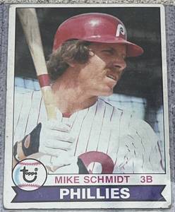 lot 141 image: 1979 Topps Baseball Card #610 - Mike Schmidt Philadelphia Phillies
