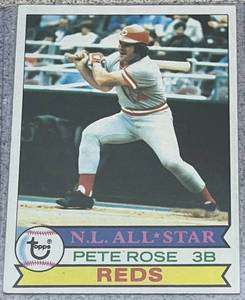 lot 142 image: 1979 Topps Baseball Card #650 - Pete Rose N.L. All-Star