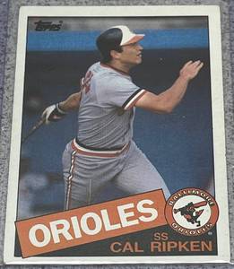 lot 177 image: 1985 Topps Baseball Card #30 - Cal Ripken Baltimore Orioles