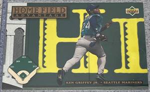 lot 202 image: 1994 Upper Deck Baseball Card #292 - Ken Griffey Jr. Home Field Advantage Electric Diamond