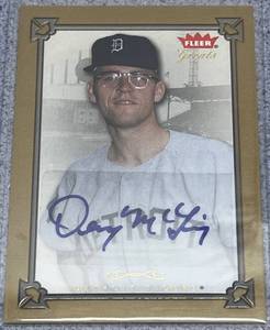 lot 206 image: 2004 Fleer Greats Baseball Card #GBA-DM - Denny McLain Certified Autograph