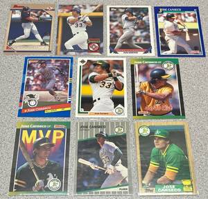 lot 217 image: Jose Canseco Baseball Cards - Lot of 10 (1987 Topps Rookie)
