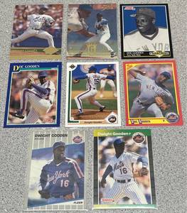 lot 223 image: Dwight Gooden Baseball Cards - Lot of 8