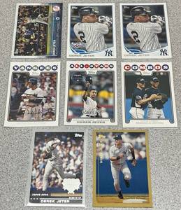 lot 227 image: Derek Jeter Baseball Cards - Lot of 8
