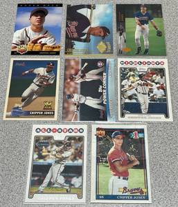 lot 228 image: Chipper Jones Baseball Cards - Lot of 8 (1991 Topps Rookie)