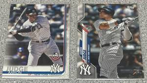 lot 229 image: Aaron Judge Baseball Cards - Lot of 2