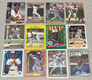 lot 233 image: Fred McGriff Baseball Cards - Lot of 12