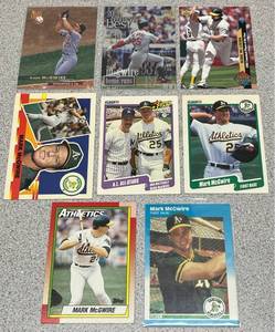 lot 234 image: Mark McGwire Baseball Cards - Lot of 8 (1987 Fleer Update Rookie)