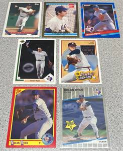 lot 238 image: Nolan Ryan Baseball Cards - Lot of 7 (#1)
