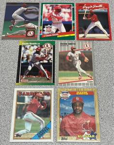 lot 244 image: Ozzie Smith Baseball Cards - Lot of 7