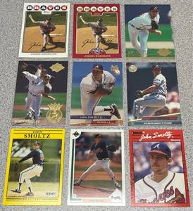 lot 245 image: John Smoltz Baseball Cards - Lot of 9