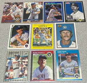 lot 250 image: Robin Yount Baseball Cards - Lot of 10