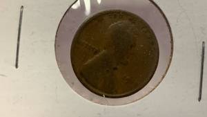 lot 8 image: 1918-P Lincoln One Cent Penny US Coin RC50