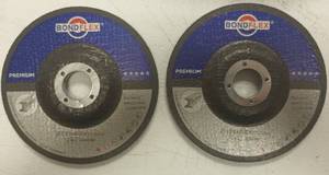 lot 251 image: Bondflex Premium Grinding Wheels 125mm x 6.0mm Set of 2 DP60