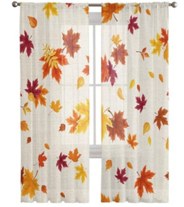 lot 252 image: MuswannaA Sheer Curtain for Bedroom Window, 52x72in x 2Pcs