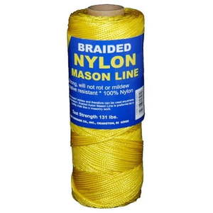 lot 255 image: T.W. Evans Cordage Size #1 Braided Nylon Mason Line 250 Ft. 83-13 Yds. Yellow