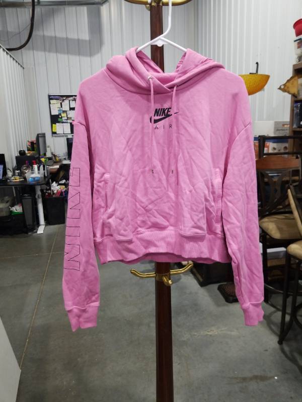 lot 3874 image: Nike Air Womens Pink Hoodie Size Medium