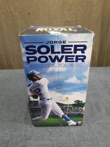 lot 700 image: Jorge Soler Power Bobblehead Kansas City Royals 2019 Home Run King