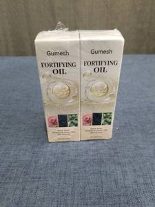 lot 755 image: Gumesh Fortifying Oil 30ml Black Seed Rosehip Castor 2-Pack