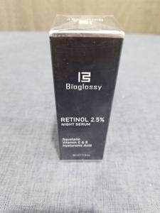lot 756 image: Bioglossy Retinol 2.5% Night Serum 30 ml